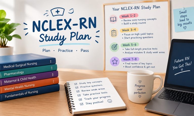 NCLEX-RN Study Plan: How to Review Practice Questions Around a Busy Schedule
